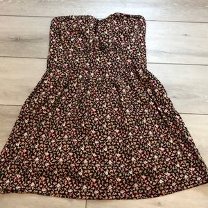 Women’s size L strapless floral sundress